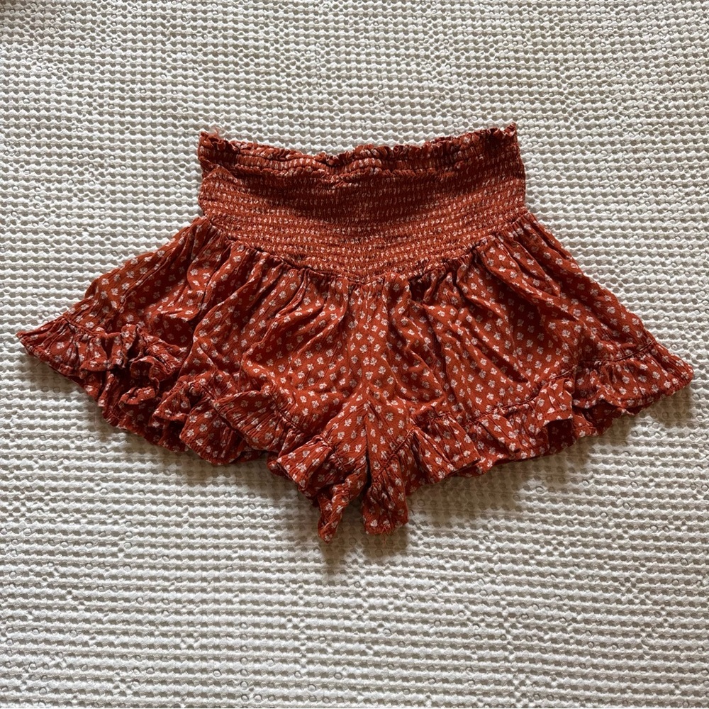 Ruffle Mini Shorts